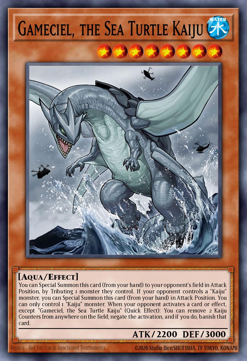 Gameciel, the Sea Turtle Kaiju
